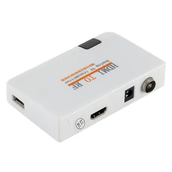 HDMI to RF Coax Converter Adapter HDMI Digital Signal to RF Analog Signal For Blu-ray Player Game Console Set-top Box
HDMI to RF Coax Converter Adapter HDMI Digital Signal to RF Analog Signal For Blu-ray Player Game Console Set-top Box