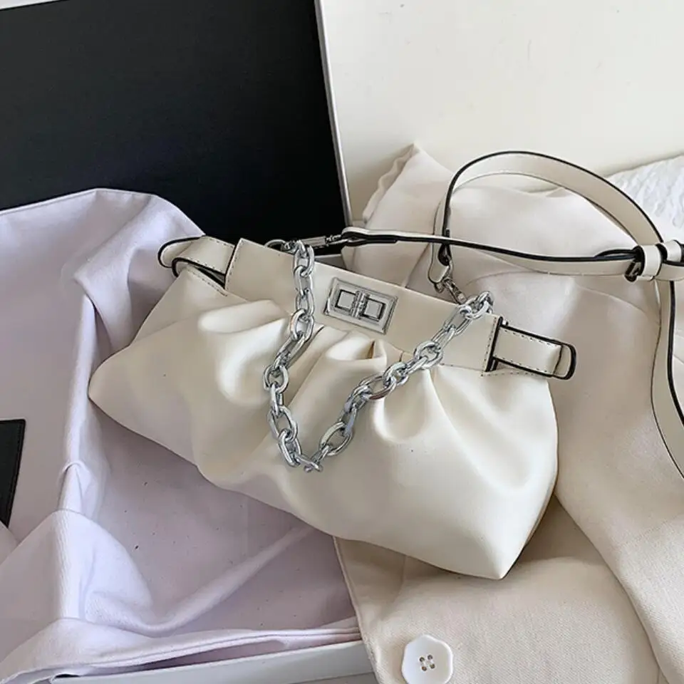 Solid color Pleated Tote bag 2020 Summer New High-quality Leather Women's Designer Handbag High capacity Shoulder Messenger Bag
Solid color Pleated Tote bag 2020 Summer New High-quality Leather Women's Designer Handbag High capacity Shoulder Messenger Bag