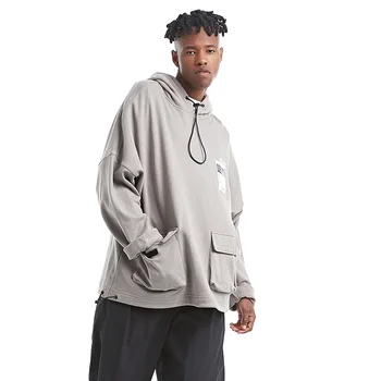Autumn New Hooded Sweatshirt Men Loose Long Sleeve Japanese Style Original Cargo Pocket Pullover Hooded
Autumn New Hooded Sweatshirt Men Loose Long Sleeve Japanese Style Original Cargo Pocket Pullover Hooded