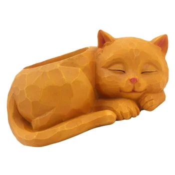 1 Pc Cat Shape Portable Creative Flower Pot Resin Planter Pots Flower Container for Dining Room Living Room
1 Pc Cat Shape Portable Creative Flower Pot Resin Planter Pots Flower Container for Dining Room Living Room