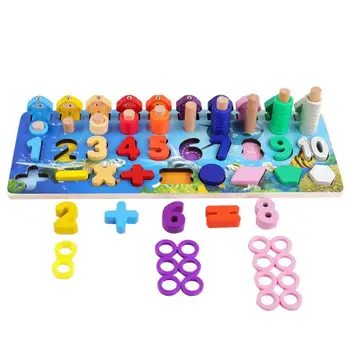 Wooden Math Fishing Game Toy Kit Kids Logarithmic Plate Counting Shape Matching Sorting Funny Learning Cognition Toy
Wooden Math Fishing Game Toy Kit Kids Logarithmic Plate Counting Shape Matching Sorting Funny Learning Cognition Toy