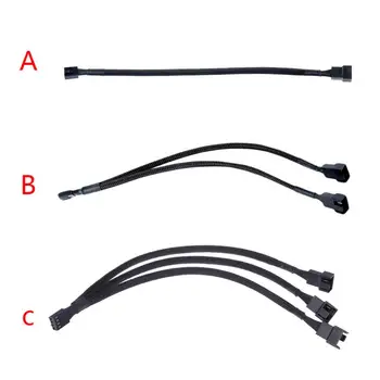PWM 4P Adapter Cable Computer Case Mainboard Mainboard CPU 4 PIN Fan Extention Cables Power Cables Connectors Fan Splitter #Y2
PWM 4P Adapter Cable Computer Case Mainboard Mainboard CPU 4 PIN Fan Extention Cables Power Cables Connectors Fan Splitter #Y2