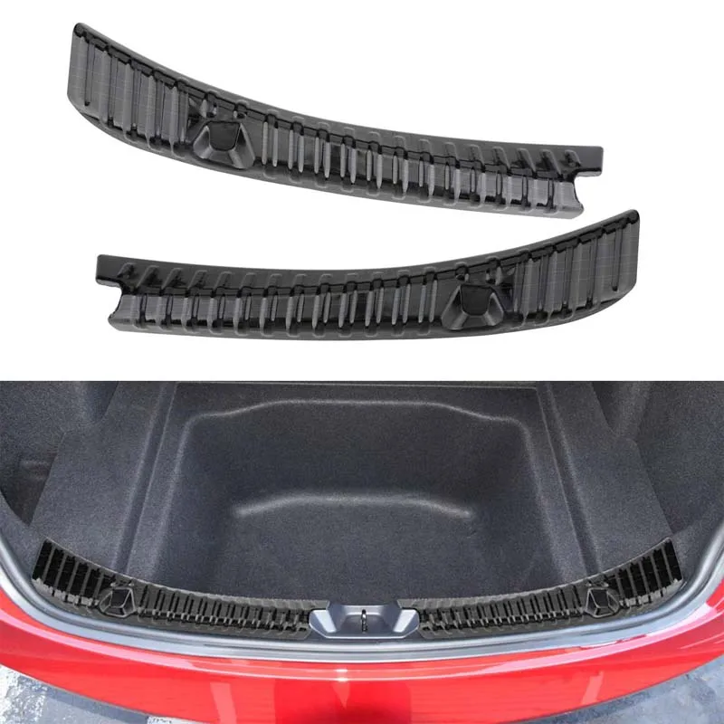 Rear Trunk Bumper Protector Guard Stainless Steel Black Titanium fit For Tesla Model 3
Rear Trunk Bumper Protector Guard Stainless Steel Black Titanium fit For Tesla Model 3