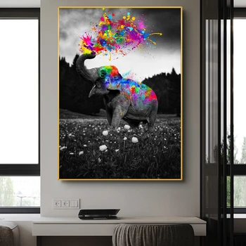 Black Elephant Animal Art Canvas Posters and Prints Graffiti Art Canvas Painting Modren Wall Art Picture for Living Room Decor
Black Elephant Animal Art Canvas Posters and Prints Graffiti Art Canvas Painting Modren Wall Art Picture for Living Room Decor