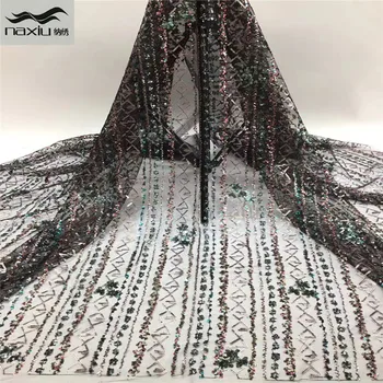 Madison African Sequins Lace Fabric 2020 High Quality Lace French Tulle Lace Fabric Nigerian Lace Fabrics
Madison African Sequins Lace Fabric 2020 High Quality Lace French Tulle Lace Fabric Nigerian Lace Fabrics