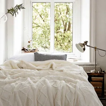 Winter Thick Knitted Throw Blanket Plush Fleece for Beds Sofa Solid Color Thread Blankets Warm Bedspread Home Decorations
Winter Thick Knitted Throw Blanket Plush Fleece for Beds Sofa Solid Color Thread Blankets Warm Bedspread Home Decorations