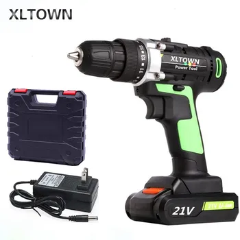 XLTOWN 12V16.8V/21V electric screwdriver multi-function chargeable lithium battery home hand drill power tools electric drill 
XLTOWN 12V16.8V/21V electric screwdriver multi-function chargeable lithium battery home hand drill power tools electric drill