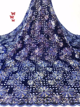 Blue Velvet Latest African sequins Lace Fabrics High Quality 2019 Nigerian Lace Fabric For Wedding French Lace Fabric
Blue Velvet Latest African sequins Lace Fabrics High Quality 2019 Nigerian Lace Fabric For Wedding French Lace Fabric