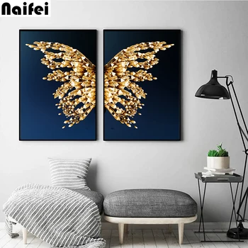 5D diy Diamond Painting Abstract Golden butterfly wings Diamond mosaic Full Square Round Embroidery rhinestone home decoration 
5D diy Diamond Painting Abstract Golden butterfly wings Diamond mosaic Full Square Round Embroidery rhinestone home decoration