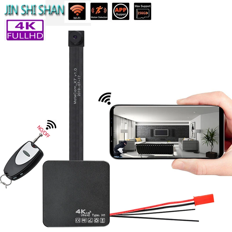 Shop Generic Micro DIY Camera Mini WiFi HD 4K DIY Portable Link e Control Surveillance Bluetooth