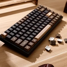 KeyCaps for Mechanical Keyboard,Bronze Theme,142 Keys PBT,CHERRY Profile,Double Shot,Backlit Support
KeyCaps for Mechanical Keyboard,Bronze Theme,142 Keys PBT,CHERRY Profile,Double Shot,Backlit Support