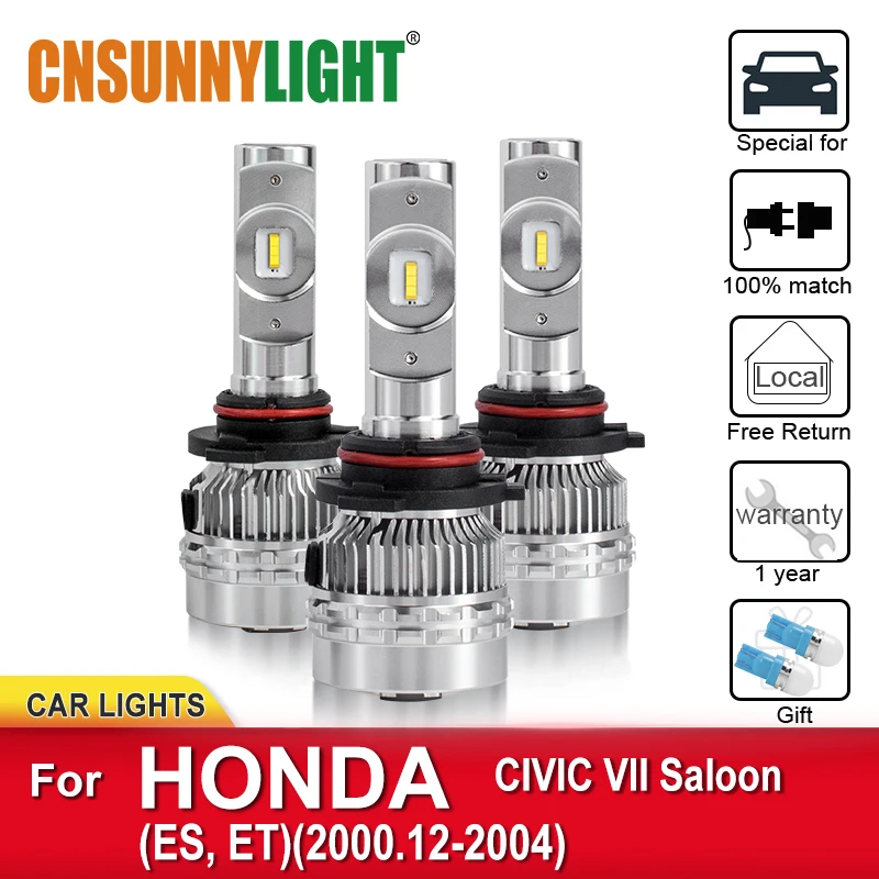 CNSUNNYLIGHT LED Car Headlight Bulbs For HONDA CIVIC VII Saloon ES ET 2000-2004 Automotive Light Headlamp Auto Lamp Accessories
CNSUNNYLIGHT LED Car Headlight Bulbs For HONDA CIVIC VII Saloon ES ET 2000-2004 Automotive Light Headlamp Auto Lamp Accessories