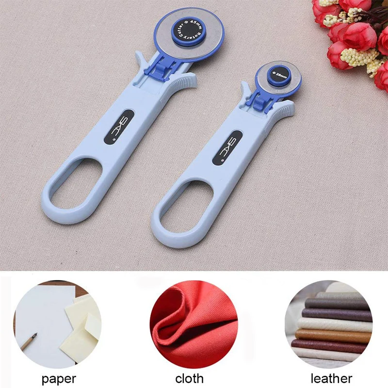 MIUSIE 1PCS Circular Rotary Cutter Blade Patchwork Fabric Leather Craft Sewing Tools Fabric Cutting Leather craft Tool 28/45mm
MIUSIE 1PCS Circular Rotary Cutter Blade Patchwork Fabric Leather Craft Sewing Tools Fabric Cutting Leather craft Tool 28/45mm