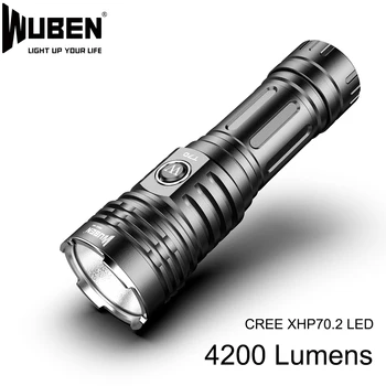 Super Powerful Led Flashlight CREE XHP70 LED High Power 4200lm Lamp Torch 26650 battery Waterproof Light for Outdoor Camping
Super Powerful Led Flashlight CREE XHP70 LED High Power 4200lm Lamp Torch 26650 battery Waterproof Light for Outdoor Camping