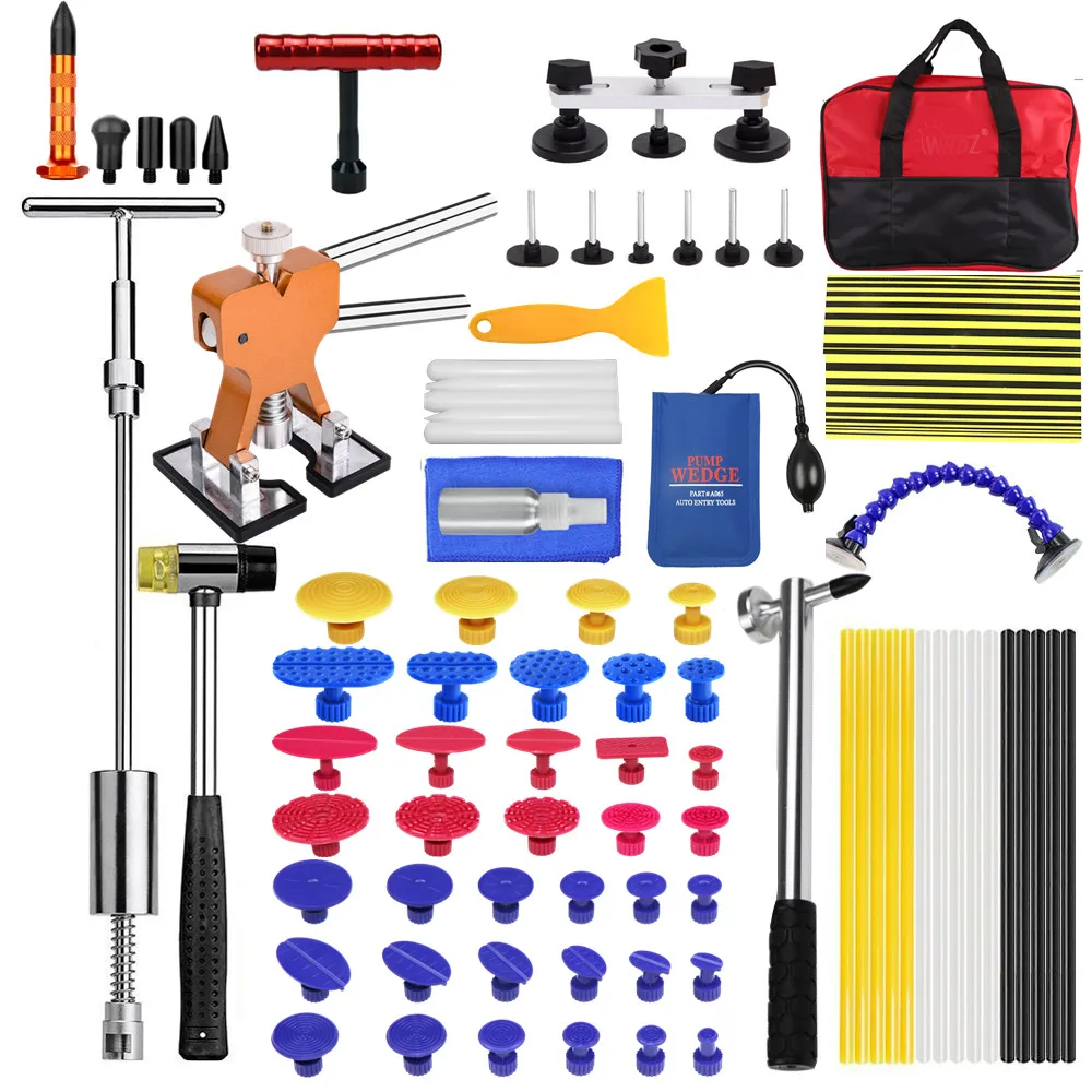 PDR SAC А OUTILS EN CAOUTCHOUC DЙBOSSELAGE, KIT D'OUTILS DE DЙBOSSELAGE POUR LA RЙPARATION DES VOITURES, MARTEAU COULISSANT, LAN
PDR SAC А OUTILS EN CAOUTCHOUC DЙBOSSELAGE, KIT D'OUTILS DE DЙBOSSELAGE POUR LA RЙPARATION DES VOITURES, MARTEAU COULISSANT, LAN