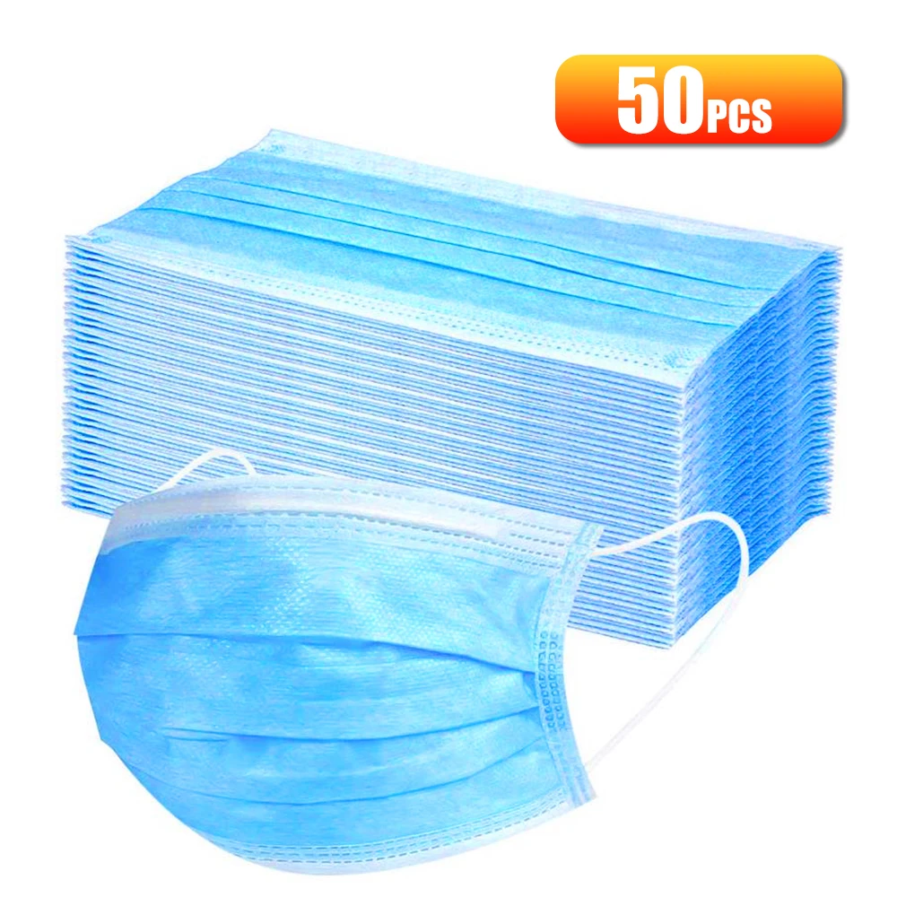 50pcs/pack Face Mask Disposable Mask 3-Layer Protective PM2.5 Anti Dust Breathable Earloop Mouth Face Mask Sanitary Mask
50pcs/pack Face Mask Disposable Mask 3-Layer Protective PM2.5 Anti Dust Breathable Earloop Mouth Face Mask Sanitary Mask