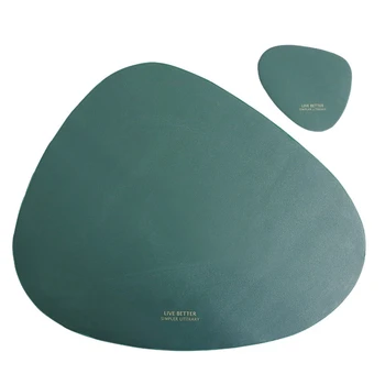 8Pcs Leather Table Mat Heat-Resistant Non-Slip Washable Heat-Insulating Coffee Pad Place Mat
8Pcs Leather Table Mat Heat-Resistant Non-Slip Washable Heat-Insulating Coffee Pad Place Mat