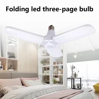 Useful 45W E27 LED Bulb SMD2835 228leds Super Bright Foldable Fan Blade Angle Adjustable Ceiling Lamp Home Energy Saving Lights
Useful 45W E27 LED Bulb SMD2835 228leds Super Bright Foldable Fan Blade Angle Adjustable Ceiling Lamp Home Energy Saving Lights