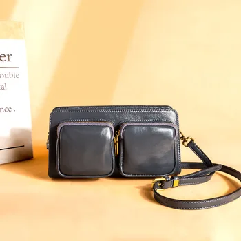 Fashion Genuine Leather Small Square Bag New Highend Soft Leather Shoulder Bag Simple Women's Wide Shoulder Strap Messenger Bag
Fashion Genuine Leather Small Square Bag New Highend Soft Leather Shoulder Bag Simple Women's Wide Shoulder Strap Messenger Bag