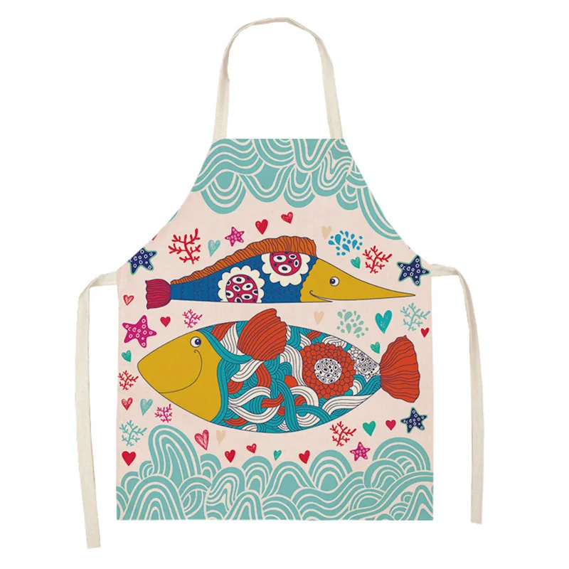 Fish Arpons Flower Marine Life Women Lady Apron for Home Kitchen Restaurant Cooking Bib Aprons Catering Anti-Fouling
Fish Arpons Flower Marine Life Women Lady Apron for Home Kitchen Restaurant Cooking Bib Aprons Catering Anti-Fouling