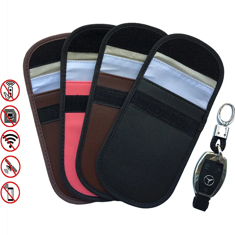 RFID Car Key Wallet Remote Control Shielding Key Holder Pu Leather Anti Rfid Blocking Key Bag Anti-theft Shielding Protector
RFID Car Key Wallet Remote Control Shielding Key Holder Pu Leather Anti Rfid Blocking Key Bag Anti-theft Shielding Protector