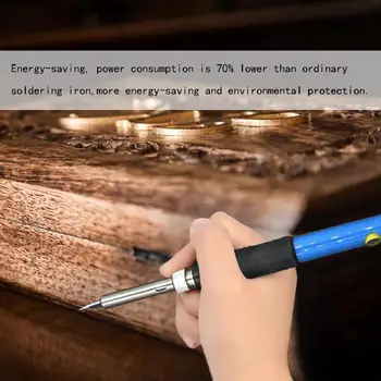 60W Electric Soldering Iron Pen Wood Burning Pen Set Pencil Burner Carving Pyrography Woodworking Energy Saving Tool
60W Electric Soldering Iron Pen Wood Burning Pen Set Pencil Burner Carving Pyrography Woodworking Energy Saving Tool