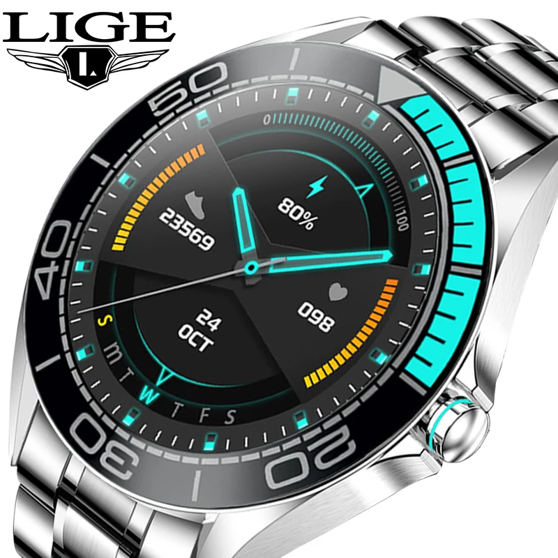 LIGE New Smart Watch Men Fitness Tracking Heart Rate Blood Pressure Monitor Sports Watch Waterproof Women Smartwatch Steel Band
LIGE New Smart Watch Men Fitness Tracking Heart Rate Blood Pressure Monitor Sports Watch Waterproof Women Smartwatch Steel Band