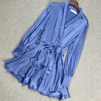 LouLan Queen Long Sleeve Silk Women Runway/Summer/blue/Party/Beach/Elegant/ Dress V-neck Summer Dress Woman Party Night
LouLan Queen Long Sleeve Silk Women Runway/Summer/blue/Party/Beach/Elegant/ Dress V-neck Summer Dress Woman Party Night