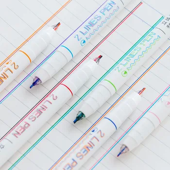 1piece Solid Double Line Pen Creative Marker Diary Scrapbook Decorative Arts Stationery
1piece Solid Double Line Pen Creative Marker Diary Scrapbook Decorative Arts Stationery