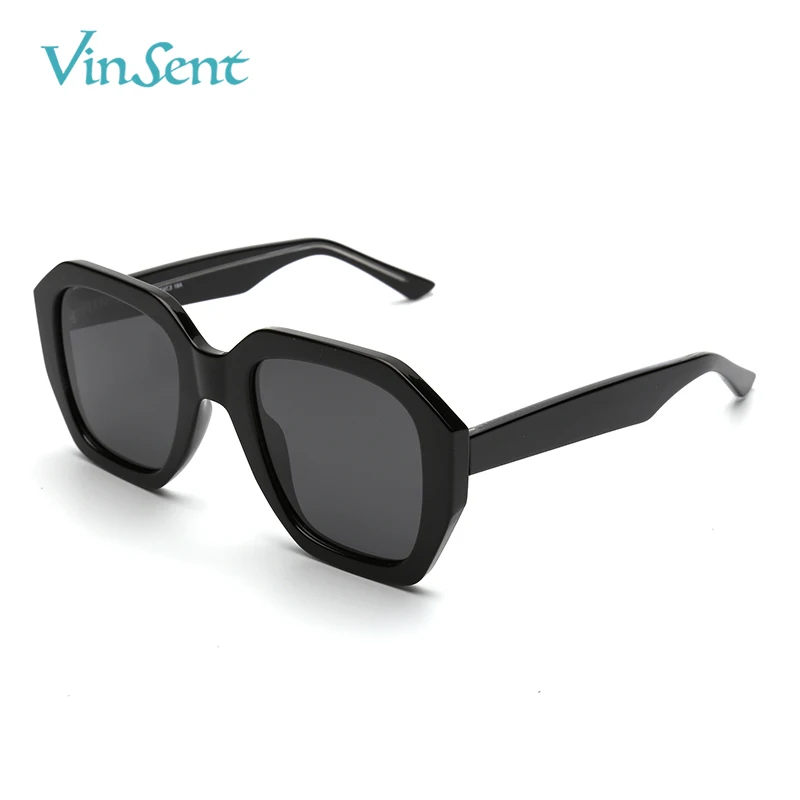 

VinSent Polarized Women Sunglasses Ultralight Driving Square Fashion Gradient Sun Glasses TAC Lens PC Frame Eyewear UV400