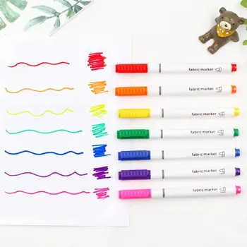 8Pcs Clothes Textile Markers Paint Pens DIY Crafts T-shirt Pigment Painting Pen Writing Liner Marker Pen
8Pcs Clothes Textile Markers Paint Pens DIY Crafts T-shirt Pigment Painting Pen Writing Liner Marker Pen