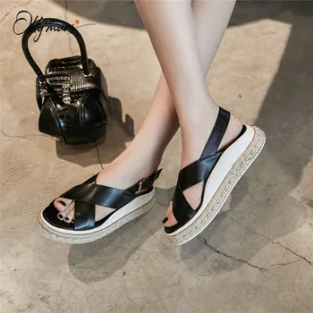 OllyMurs Fashion Style Summer Black White Women Gladiator Sandals Sexy Open Toe Buckle Women Platform Sandals Casual Shoes Woman
OllyMurs Fashion Style Summer Black White Women Gladiator Sandals Sexy Open Toe Buckle Women Platform Sandals Casual Shoes Woman