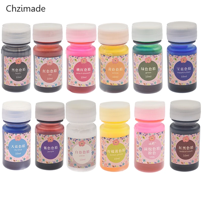 Chzimade 10ml Epoxy Resin Pigment UV Resin Coloring Dye Colorant Resin Pigment DIY Handmade Crafts Art Sets
Chzimade 10ml Epoxy Resin Pigment UV Resin Coloring Dye Colorant Resin Pigment DIY Handmade Crafts Art Sets