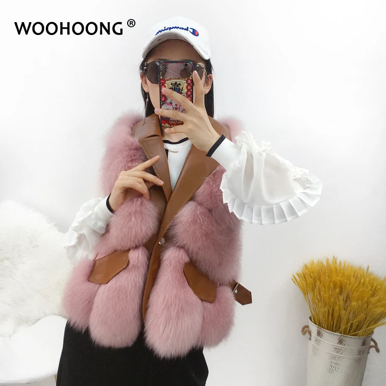 Winter New Natural Fox Fur Coat Short Section Real Fox Fur Vest Women Short Fashion Luxury Female Leather Jacket Suit Collar
Winter New Natural Fox Fur Coat Short Section Real Fox Fur Vest Women Short Fashion Luxury Female Leather Jacket Suit Collar