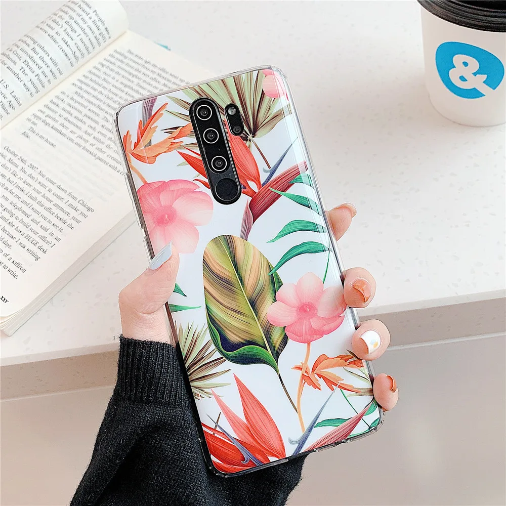 Luxury Vintage Flowers&Banana Leaf Phone Cases For Redmi Note 5 Note 6 Pro Soft IMD Back Cover For Redmi Note 7 Note 8 Pro Case
Luxury Vintage Flowers&Banana Leaf Phone Cases For Redmi Note 5 Note 6 Pro Soft IMD Back Cover For Redmi Note 7 Note 8 Pro Case