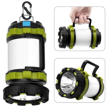 Camping Lamp Portable LED Lantern USB Rechargeable Flashlight Work Light Waterproof Searchlight Emergency Torch Built-in Battery
Camping Lamp Portable LED Lantern USB Rechargeable Flashlight Work Light Waterproof Searchlight Emergency Torch Built-in Battery