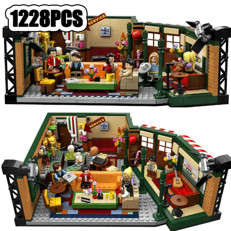 1228PCS Classic TV American Drama Friends Central Perk Cafe Fit Lepining Friend Model Building Block Bricks 21319 Toy Gift Kid
1228PCS Classic TV American Drama Friends Central Perk Cafe Fit Lepining Friend Model Building Block Bricks 21319 Toy Gift Kid