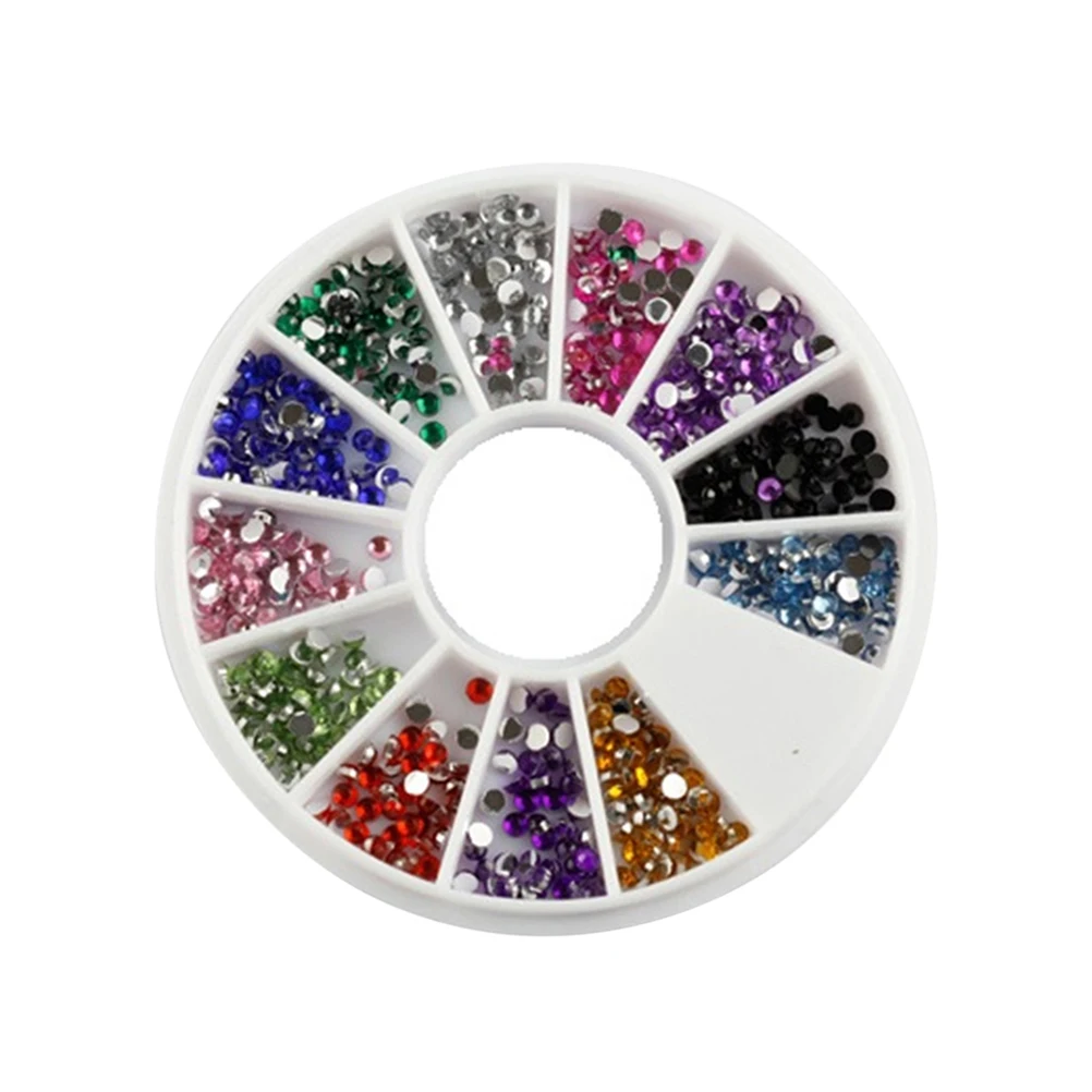 12 Styles Multi Color Nail Art Rhinestones Glitters Acrylic Tips Decoration Manicure Wheel
12 Styles Multi Color Nail Art Rhinestones Glitters Acrylic Tips Decoration Manicure Wheel