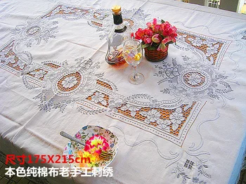 Old Shanghai hand-embroidered tablecloth pure cotton European-style multi-use cover cloth antique old-fashioned embroidery
Old Shanghai hand-embroidered tablecloth pure cotton European-style multi-use cover cloth antique old-fashioned embroidery