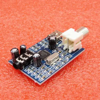 PCM2707 USB DAC sound card board module with S/PDIF port soundcard board diy electronics
PCM2707 USB DAC sound card board module with S/PDIF port soundcard board diy electronics