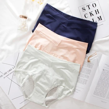 Physiological Panties Women's Underwear Cotton Briefs Underpants 3 Layers Menstrual Female Period Panties Leak Proof L-XL
Physiological Panties Women's Underwear Cotton Briefs Underpants 3 Layers Menstrual Female Period Panties Leak Proof L-XL