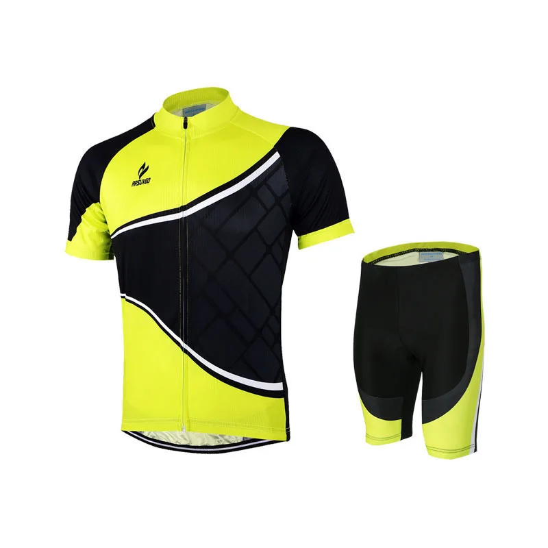 Arsuxeo Moisture Wicking Quick-Drying Short-sleeved Cycling Outfit Set Bicycle Mountain Bike Clothes ZSS57
Arsuxeo Moisture Wicking Quick-Drying Short-sleeved Cycling Outfit Set Bicycle Mountain Bike Clothes ZSS57