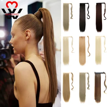 MANWEI Long straight Ponytail Hairpiece With Hairpins Synthetic Hair Pony Tail Hair Extensions High Temperature Fiber 24" 120g 
MANWEI Long straight Ponytail Hairpiece With Hairpins Synthetic Hair Pony Tail Hair Extensions High Temperature Fiber 24" 120g