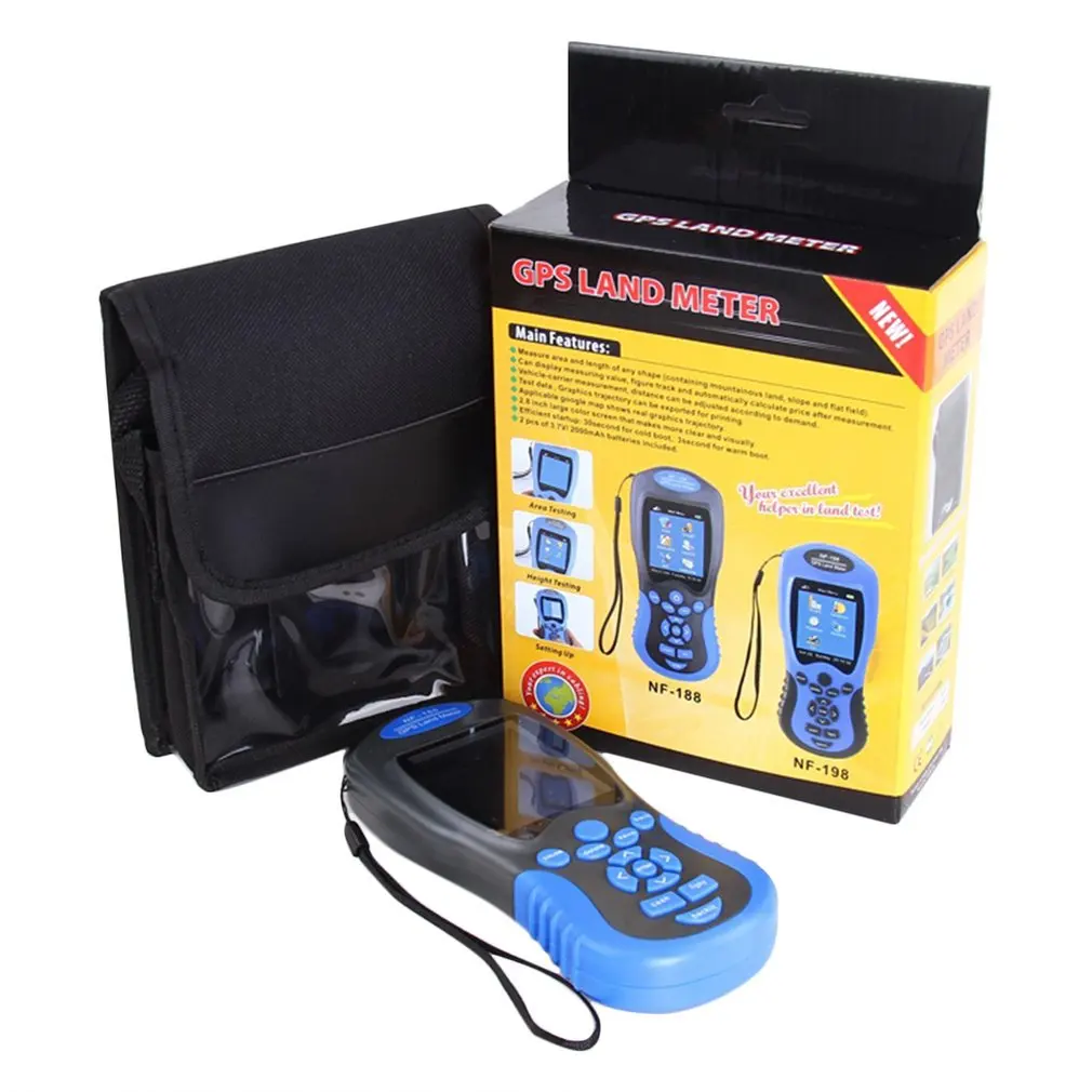 NOYAFA NF-188 GPS Land Meter LCD Screen Display GPS Test Devices Land Measuring Instrument Portable Outdoor Measure Area Tool
NOYAFA NF-188 GPS Land Meter LCD Screen Display GPS Test Devices Land Measuring Instrument Portable Outdoor Measure Area Tool