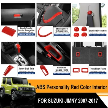 Car Interior Modification Accessories ABS Aluminum Alloy Personality Red Decorative Accessories Fit For Suzuki Jimny 2007-2017
Car Interior Modification Accessories ABS Aluminum Alloy Personality Red Decorative Accessories Fit For Suzuki Jimny 2007-2017