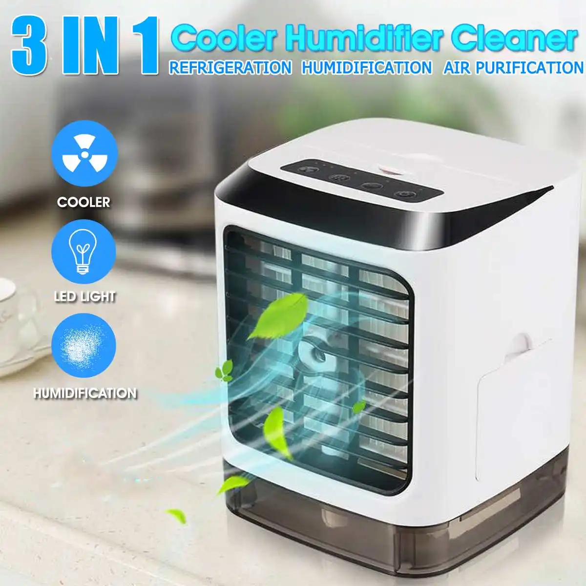 3 Gears Portable Air Conditioner Conditioning USB Air Cooling Cooler Household Humidifier Purifier Cleaner Fans For Home Office
3 Gears Portable Air Conditioner Conditioning USB Air Cooling Cooler Household Humidifier Purifier Cleaner Fans For Home Office