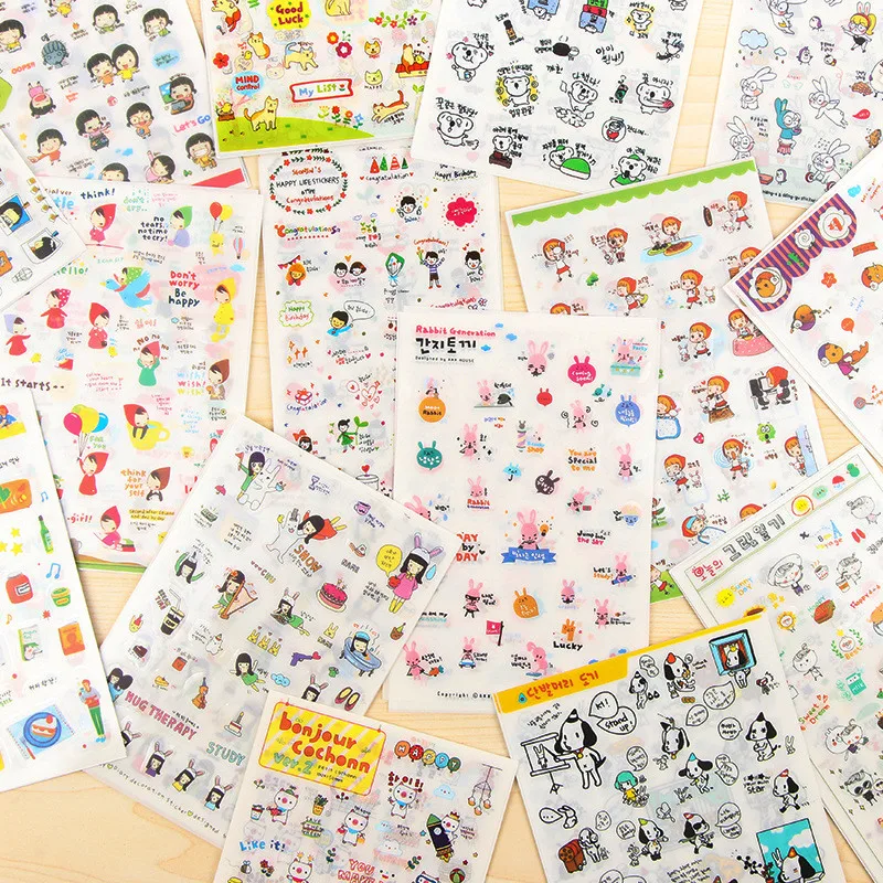 6 Sheets Kpop Stickers Pack Cartoon Cute Anime Space Hand Account Diary Album Decoration on The Fridge Laptop Mobile Cover Seals
6 Sheets Kpop Stickers Pack Cartoon Cute Anime Space Hand Account Diary Album Decoration on The Fridge Laptop Mobile Cover Seals
