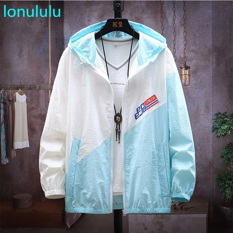 2020 new color contrast hooded sunscreen couple's summer ultra thin outer layer breathable sunscreen
2020 new color contrast hooded sunscreen couple's summer ultra thin outer layer breathable sunscreen