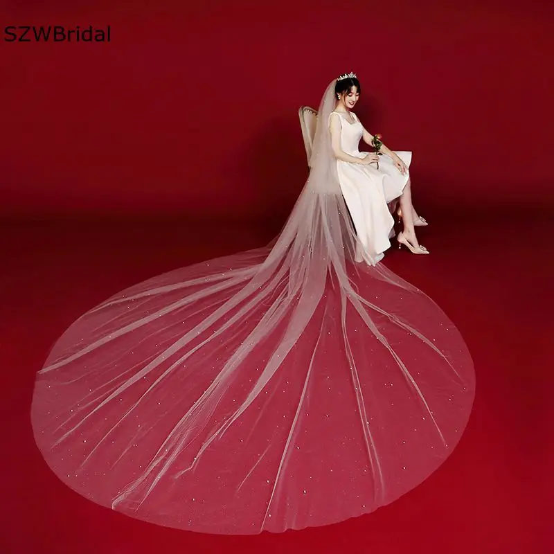 New Arrival Welon ivory Wedding Veil Pearls Bridal veils Matrimonio Cheap Wedding accessories mariage Schleier
New Arrival Welon ivory Wedding Veil Pearls Bridal veils Matrimonio Cheap Wedding accessories mariage Schleier