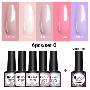 UR SUGAR 7.5ml Gel Nail Polish Set tSoak Off Color Gel Semi Permanent Base Top UV LED Lamp Manicures Varnish Spring Nail Gel
UR SUGAR 7.5ml Gel Nail Polish Set tSoak Off Color Gel Semi Permanent Base Top UV LED Lamp Manicures Varnish Spring Nail Gel